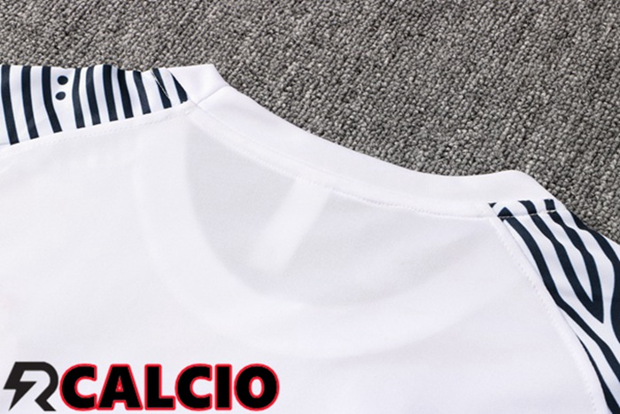 T Shirt Allenamento Francia + Pantaloni Bianco 2021/2022