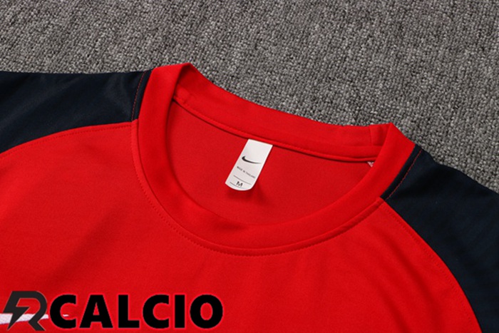 T Shirt Allenamento Francia + Pantaloni Rosso 2021/2022