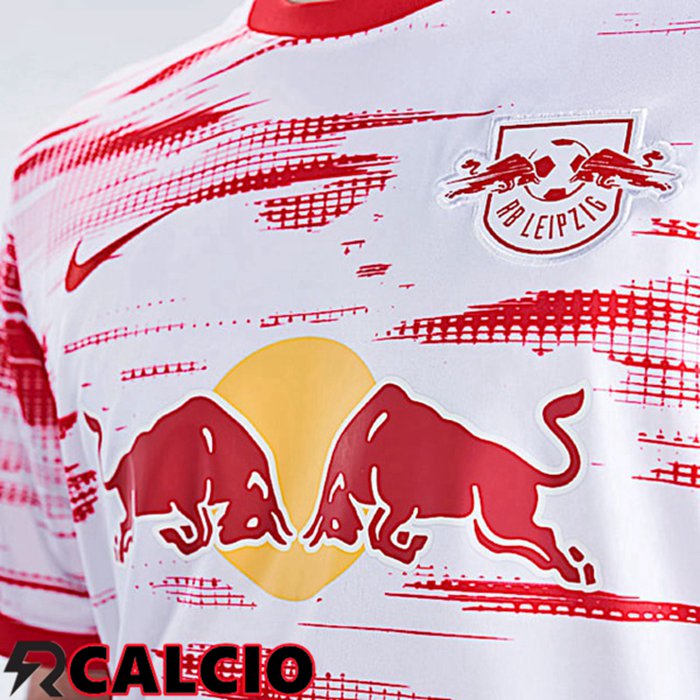 Prima Maglia RB Leipzig Rosso/Bianco 2021 2022