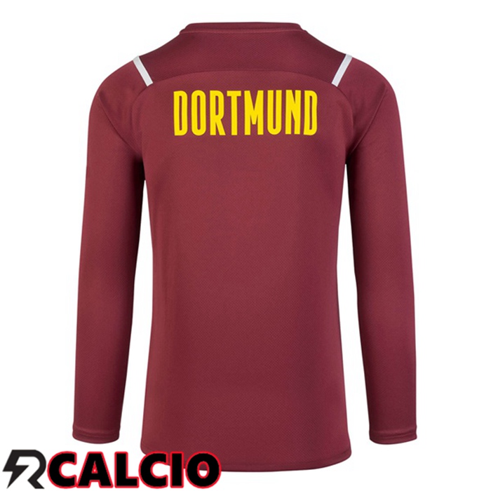 Maglia Dortmund BVB Manica Lunga Giallo Rosso 2021 2022
