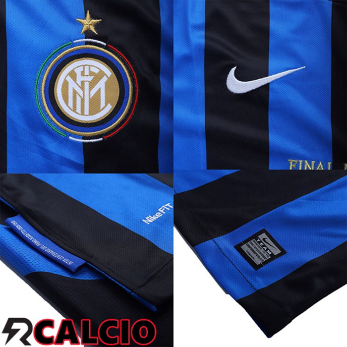 Prima Maglia Inter Milan Retro Blu Nero 2009-2010